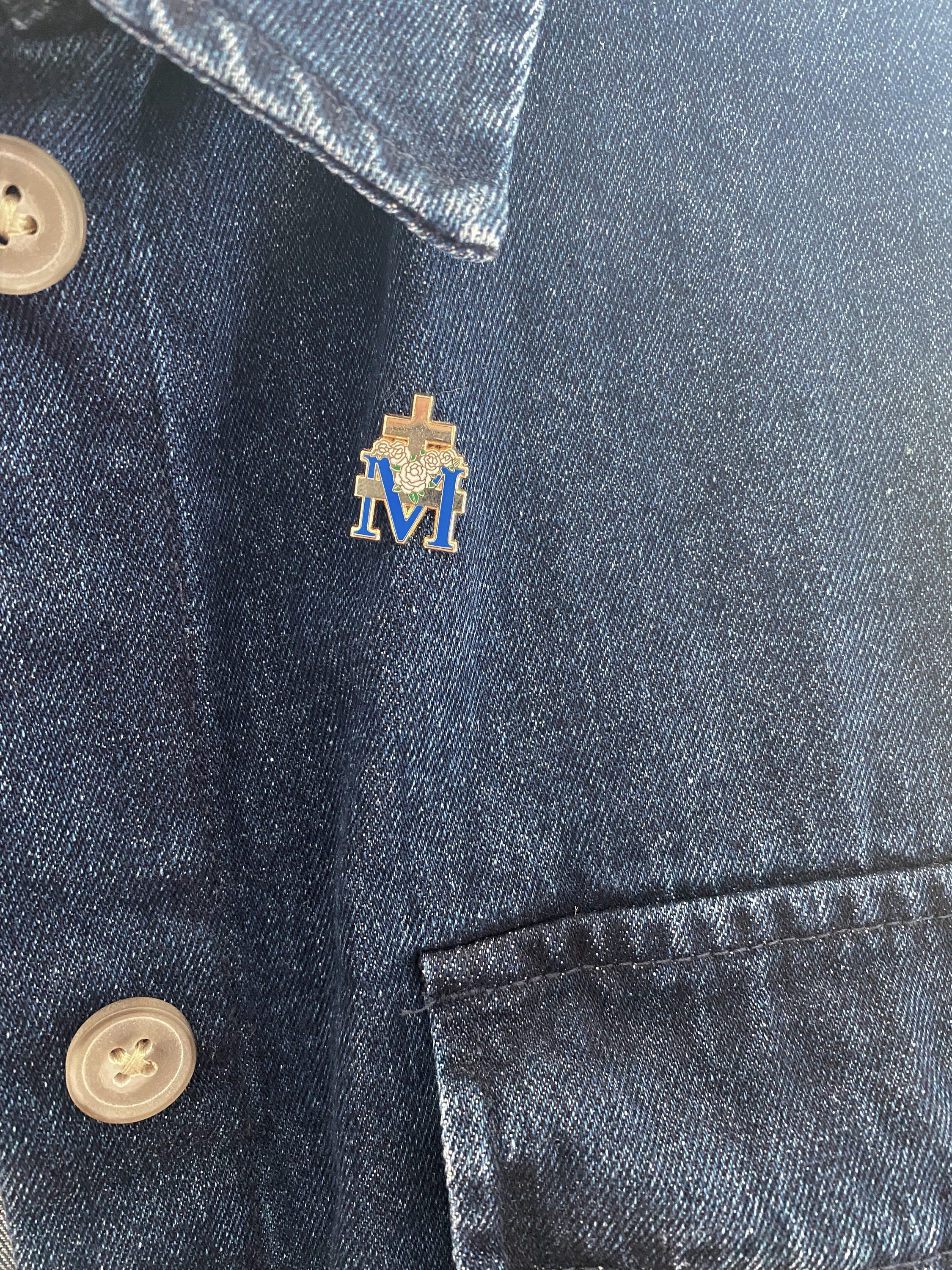 Marian Cross Pin