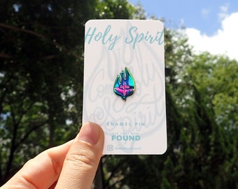 Holy Spirit Enamel Pin