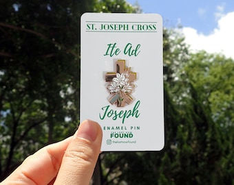 St. Joseph Cross Pin