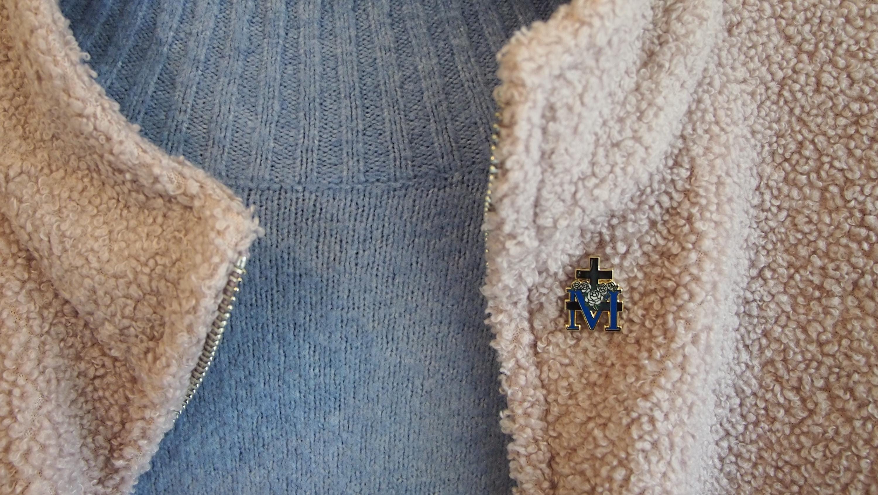 Marian Cross Pin
