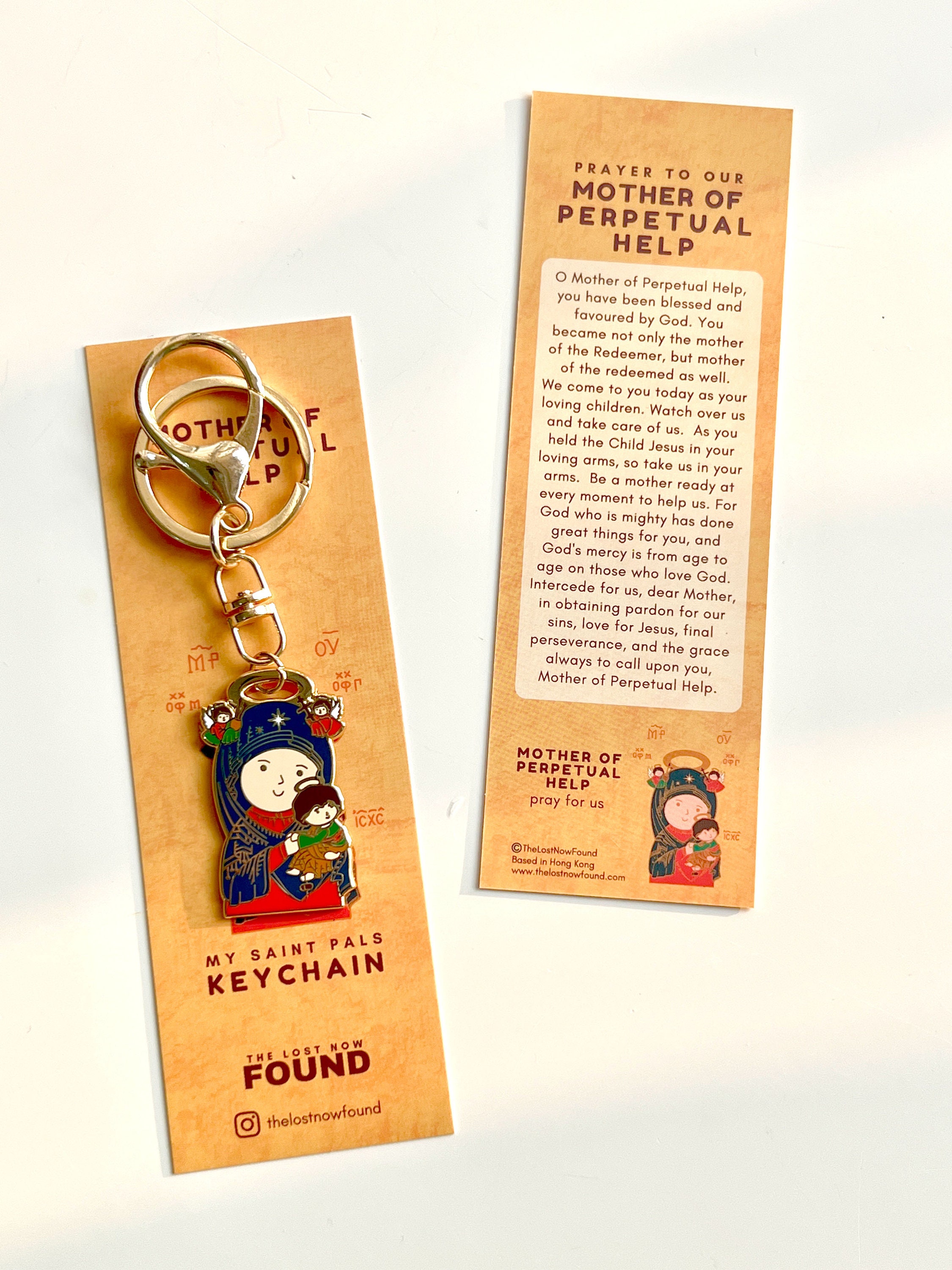 Mother of Perpetual Help Keychain - Etsy