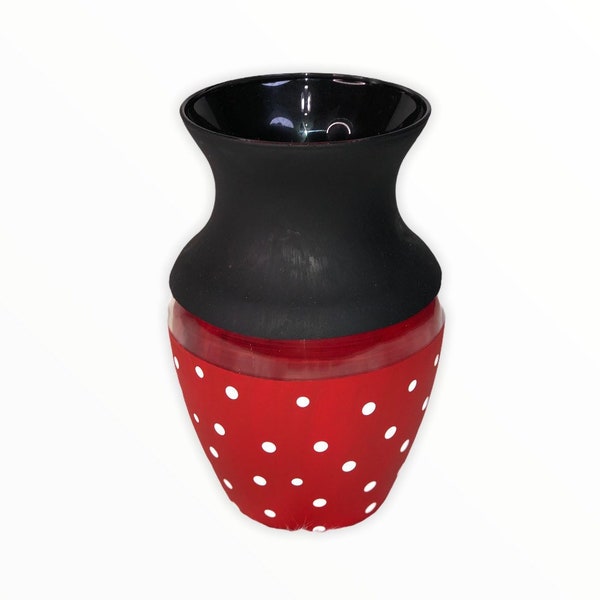 Painted Glass Vase Etsy New Zealand