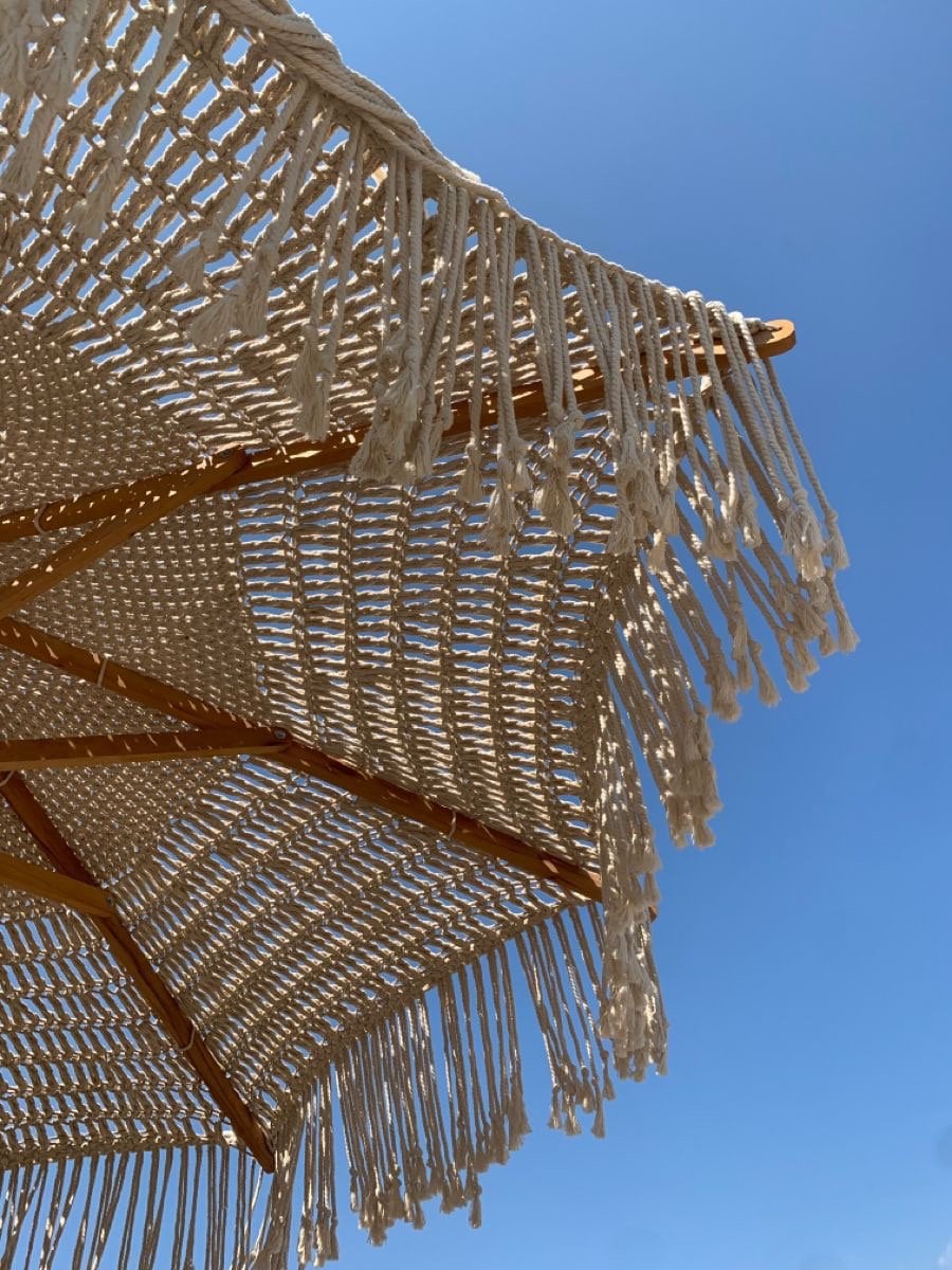 Macrame Umbrella Patio Shade Crochet Pattern