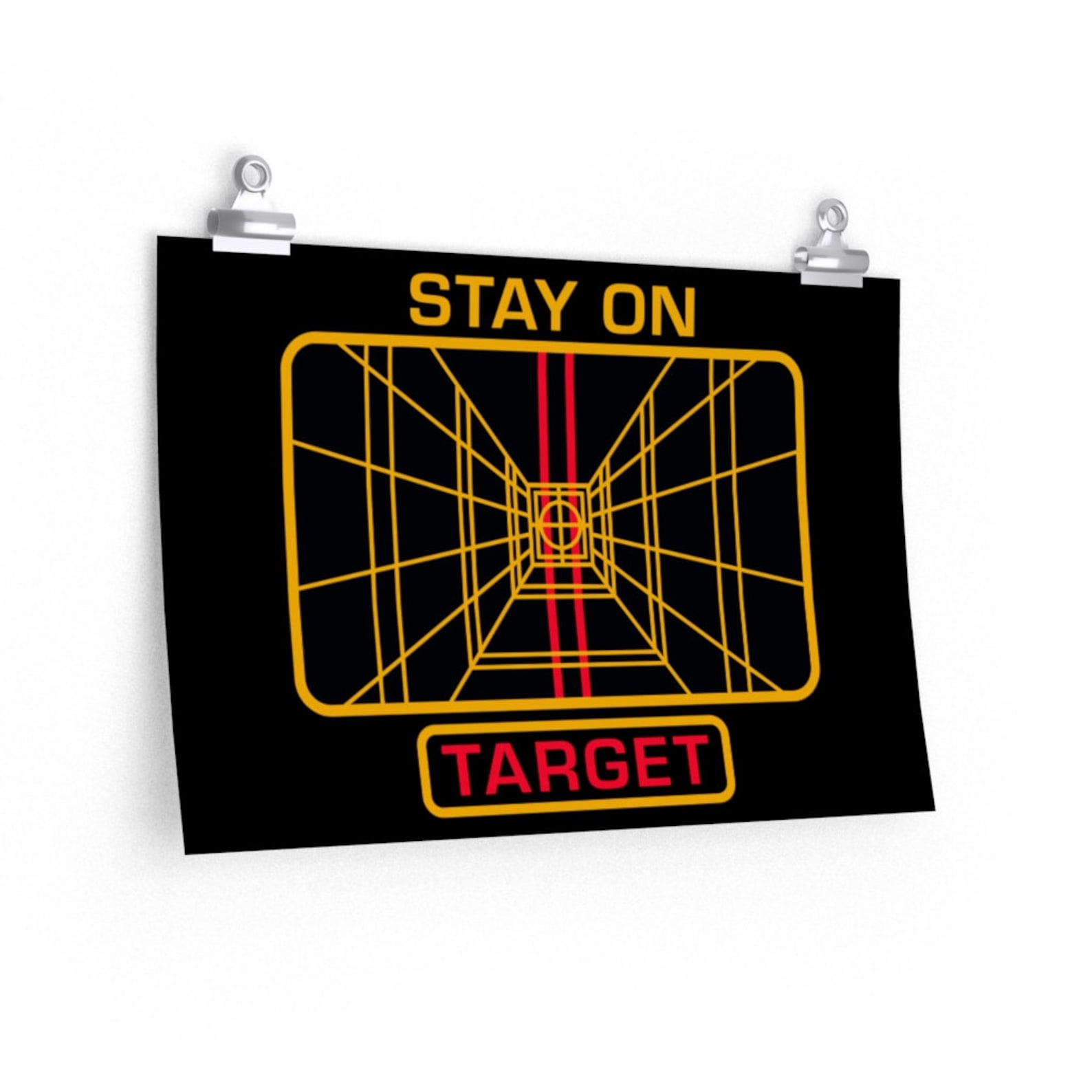 Stay on Target Poster Etsy