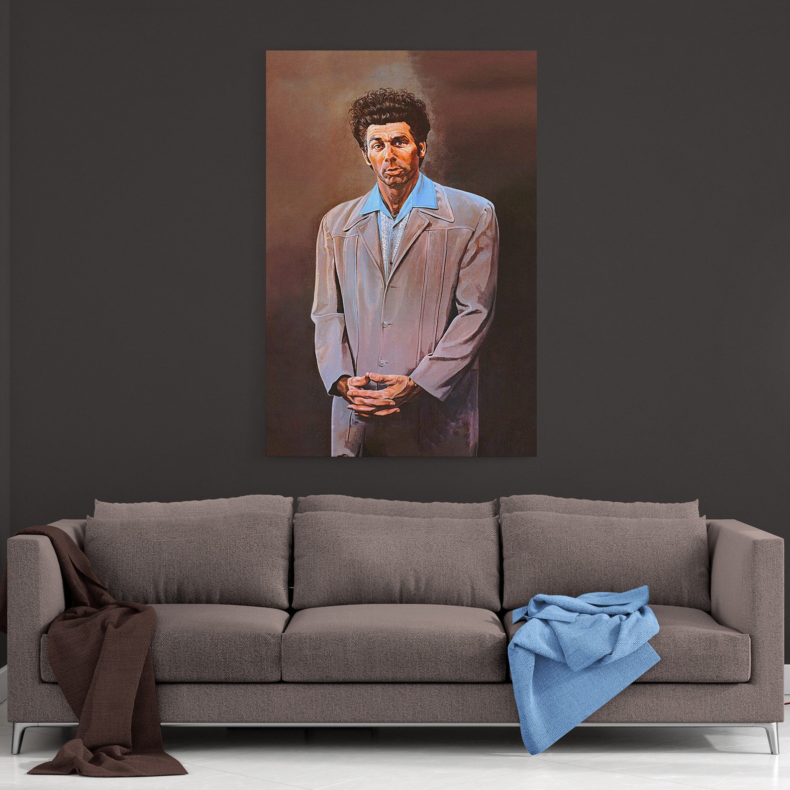 The Kramer Painting Canvas Print Cosmo Kramer in Etsy