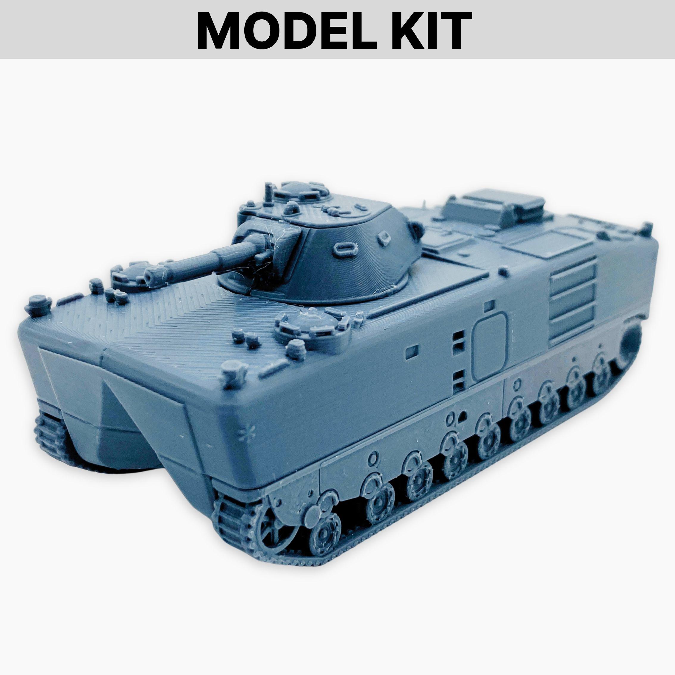 LVTH-6, Model Kit: WWII United States Amphibious Howitzer Tank