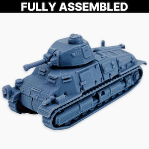 Panzerkampfwagen 35-S 739(f), Fully Assembled German Heavy Tank Model (Captured French Somua S35)