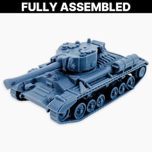 Valentine XI Tank Miniature: Fully Assembled Wargaming Model