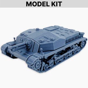 43M Zrínyi, Model Kit: WWII Military Vehicle Model, Hungarian Assault Gun Scale Replica, Axis Power Model