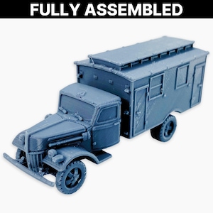 Ford V3000 (radio), w pełni zmontowana miniatura: niemiecki model ciężarówki wojskowej z II wojny światowej