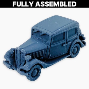 Polski Fiat 508/III (four doors), Fully Assembled Miniature: WWII Polish Light Staff Car Model