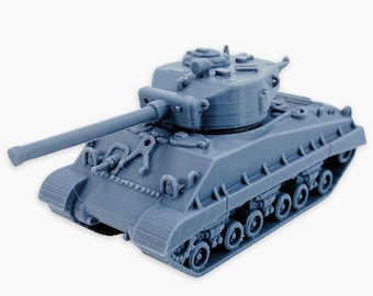Sherman M4A3(76)W HVSS (sandshields), Fully Assembled: WWII