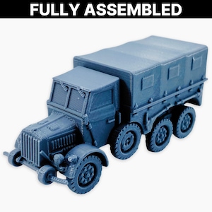 Rába 38 M Botond II (met cabine bedekt), volledig gemonteerd miniatuur: Hongaars militair vrachtwagenmodel WO II
