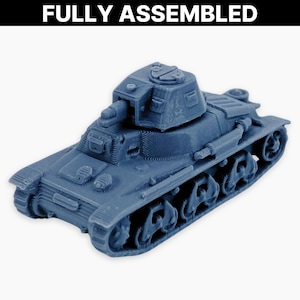 Panzerkampfwagen 35H 734(f), Fully Assembled Miniature: WWII French Light Tank Model