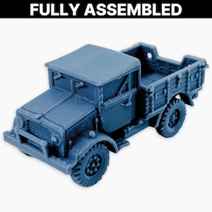 Bedford MWD (cab), Fully Assembled Miniature: WWII British Military Truck Model