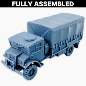 CMP 3t C60L (con cubierta), Miniatura totalmente ensamblada: Modelo de camión militar canadiense de la Segunda Guerra Mundial