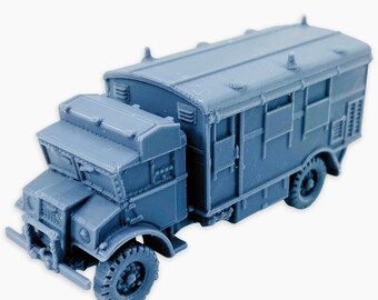 CMP 3t C60L (command), Fully Assembled: WWII Canadian Military Command Truck Model, Allied Vehicle, Wargaming Miniature Replica