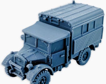 Fordson WOT2D, Fully Assembled Miniature: WWII British Military Truck Model