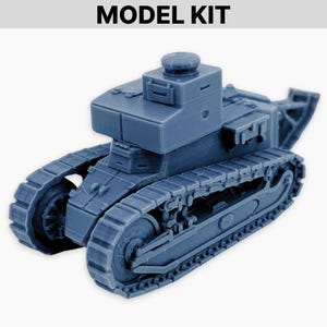 Renault FT17 (command turret), Model Kit: WWI French Light Tank Miniature Model
