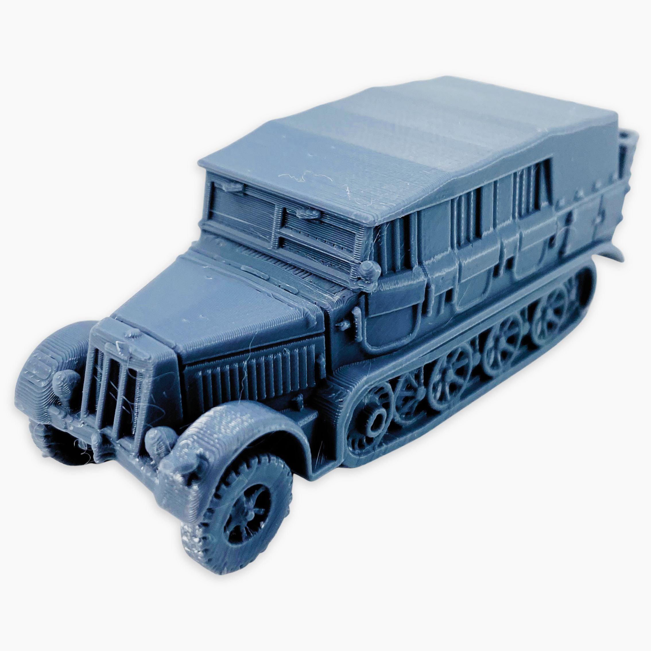 ミニカー made in Western Germany Sd.kfz. 7 (covered Cage), Fully Assembled: WWII German Heavy