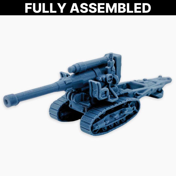 203mm Howitzer M1931 (B-4), Fully Assembled Miniature: WWII Soviet 203mm Howitzer M1931 (B-4), Fully Assembled Miniature: WWII Soviet