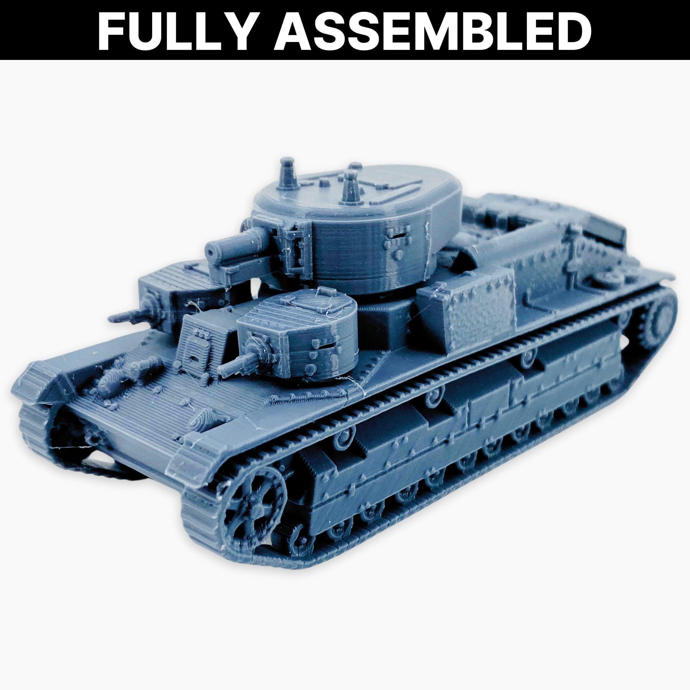 お値下げ【新品・未使用】WE’RTHY 2nd SKIN TANK sizeM T-28 (early), Fully Assembled: WWII Soviet Multi-turret Medium