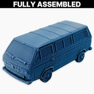 1980 Volkswagen Vanagon, Fully Assembled Miniature: Classic Vintage Van Model