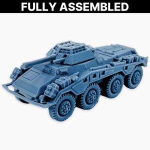 Assembled Sd.Kfz. 234/1 Miniature: WWII German Armored Car