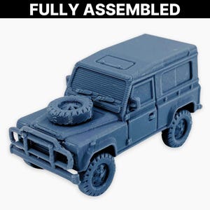 Land Rover 90 (bullbar met schuifdak stationwagen), volledig gemonteerd miniatuur: modern tijdperk bedrijfsvoertuig