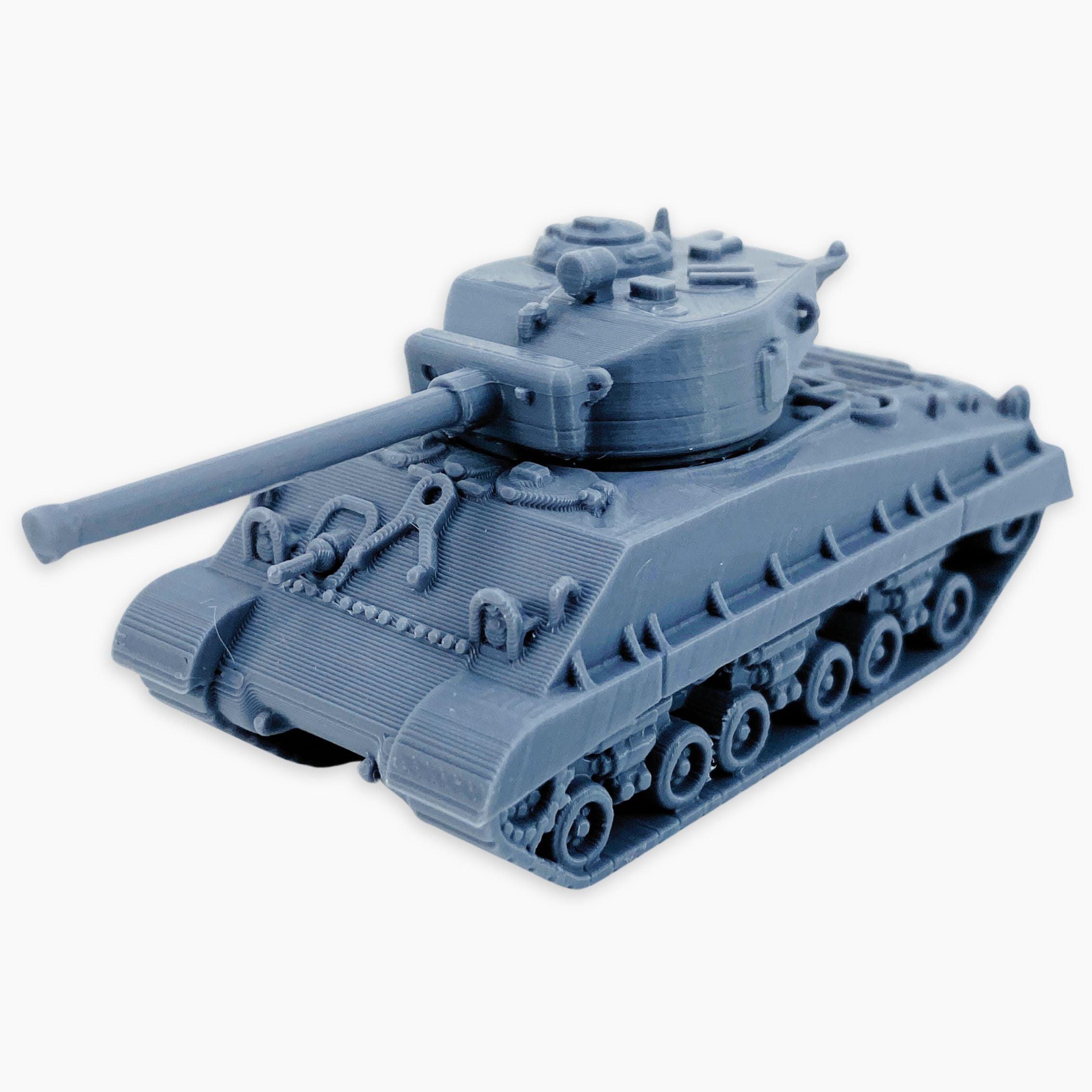 Sherman M4A3(76)W HVSS (sandshields), Fully Assembled: WWII