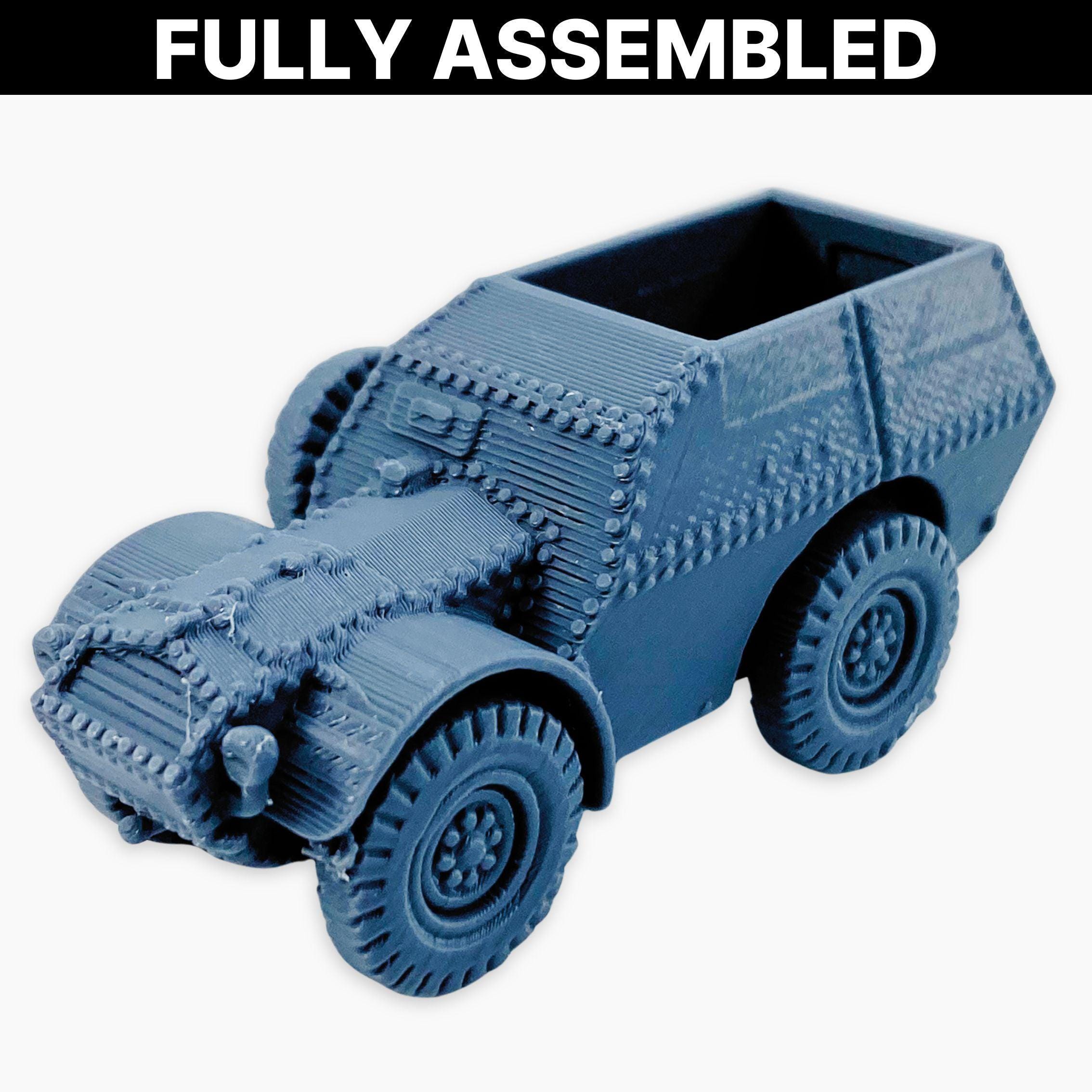 Fiat SPA Autoprotetto S37 (spare Tire), Fully Assembled Miniature