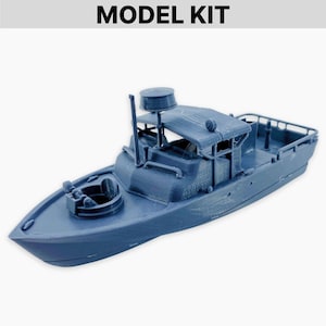 Patrol Boat Riverine II, Model Kit: Vietnam War US Navy River Patrol Boat, Brown Water Navy Craft, Wargaming Miniature