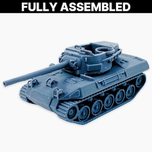 M18 Hellcat, Fully Assembled: WWII US Fast Tank Destroyer, 76mm Gun Motor Carriage, Allied Recon Hunter, Wargaming Miniature