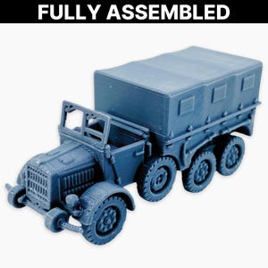 Rába 38 M Botond I (afgedekt), volledig gemonteerd miniatuur: Hongaars militair vrachtwagenmodel WO II