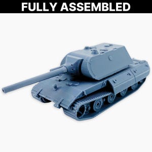 Panzerkampfwagen E-100 (maus 12.8cm), Fully Assembled: WWII German Super Heavy Tank Project, Wargaming Miniature
