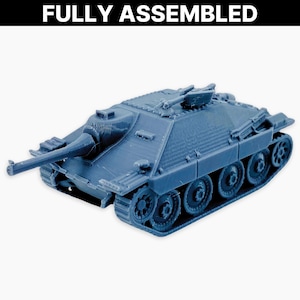Flammpanzer 38(t) Miniature: Assembled German Flamethrower Tank Model