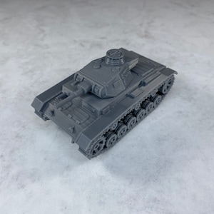 Panzer III Tank - Miniature Wargame Kit