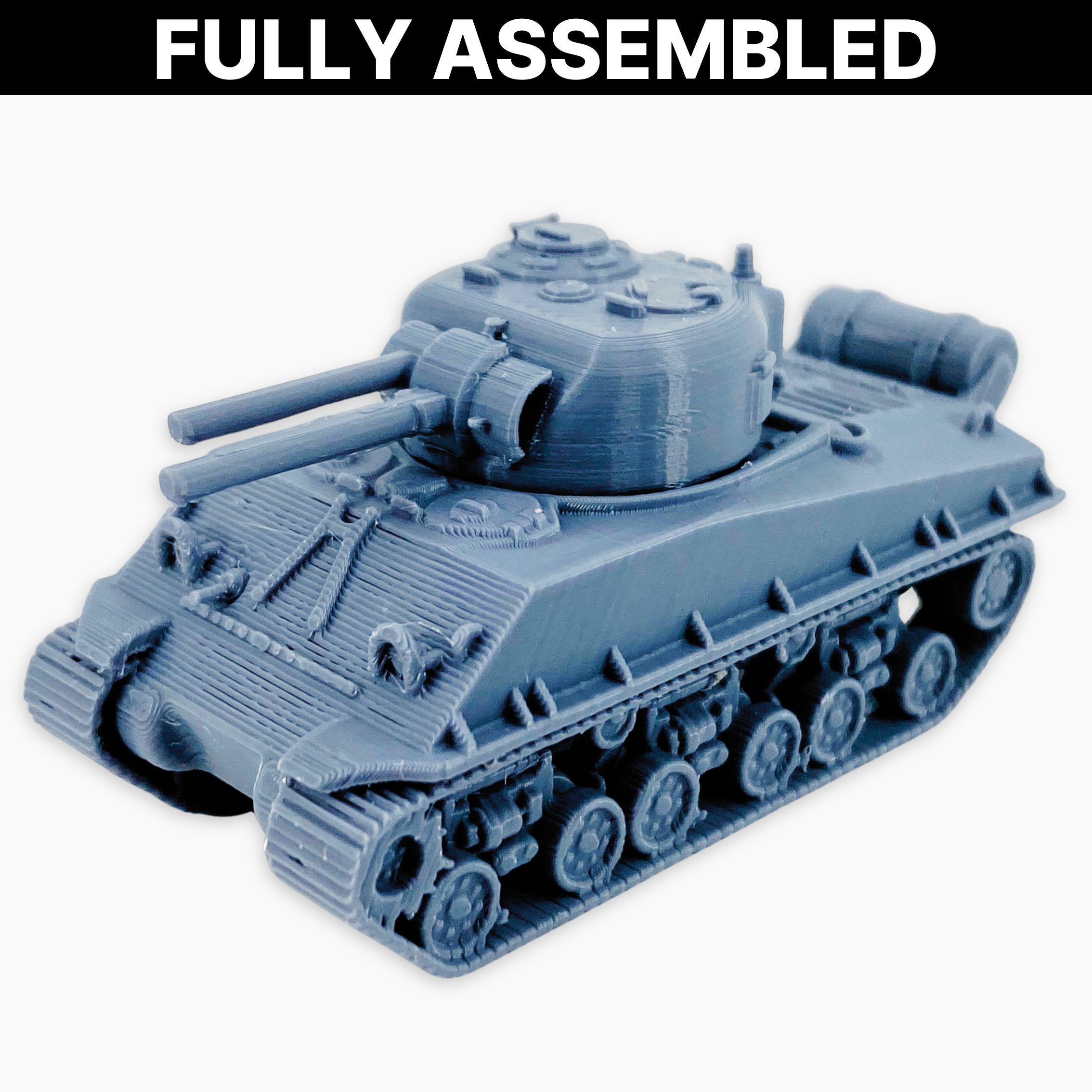 M4A3R3 Zippo Sherman (flamethrower), Fully Assembled: WWII US