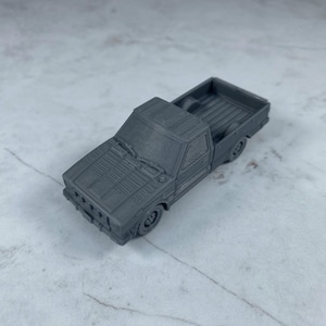 1980s Pickup Truck, Model Kit Miniature: Classic Vintage Truck Model
