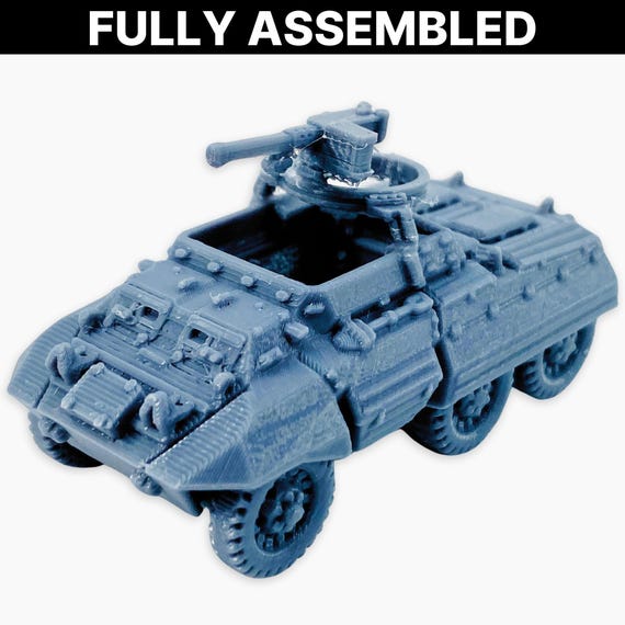 その他 1/35 AZIMUT M20 US ARMORED CAR M20 Armored Utility Car (late), Fully Assembled: WWII US