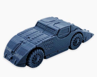 Bugatti Type 32 (hardtop), Fully Assembled: Early Era Racing Vehicle Model, French Grand Prix Scale Replica, Vintage Race Car Model