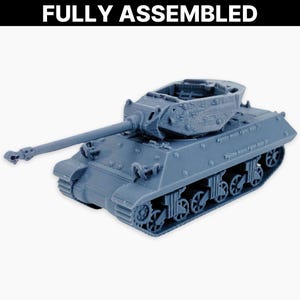 17pdr SP Achilles, miniatura totalmente montada: modelo de caça-tanques britânico da Segunda Guerra Mundial