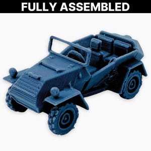 BA-64-126 Staff Car Model: Turretless Armored Vehicle Miniature