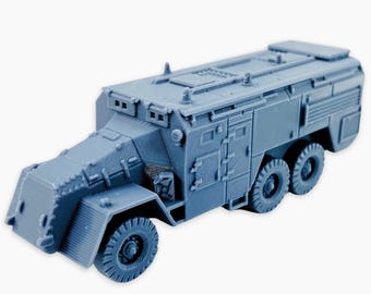 AEC 6x6 ACV HP, miniatura completamente ensamblada: modelo de vehículo blindado británico de la Segunda Guerra Mundial