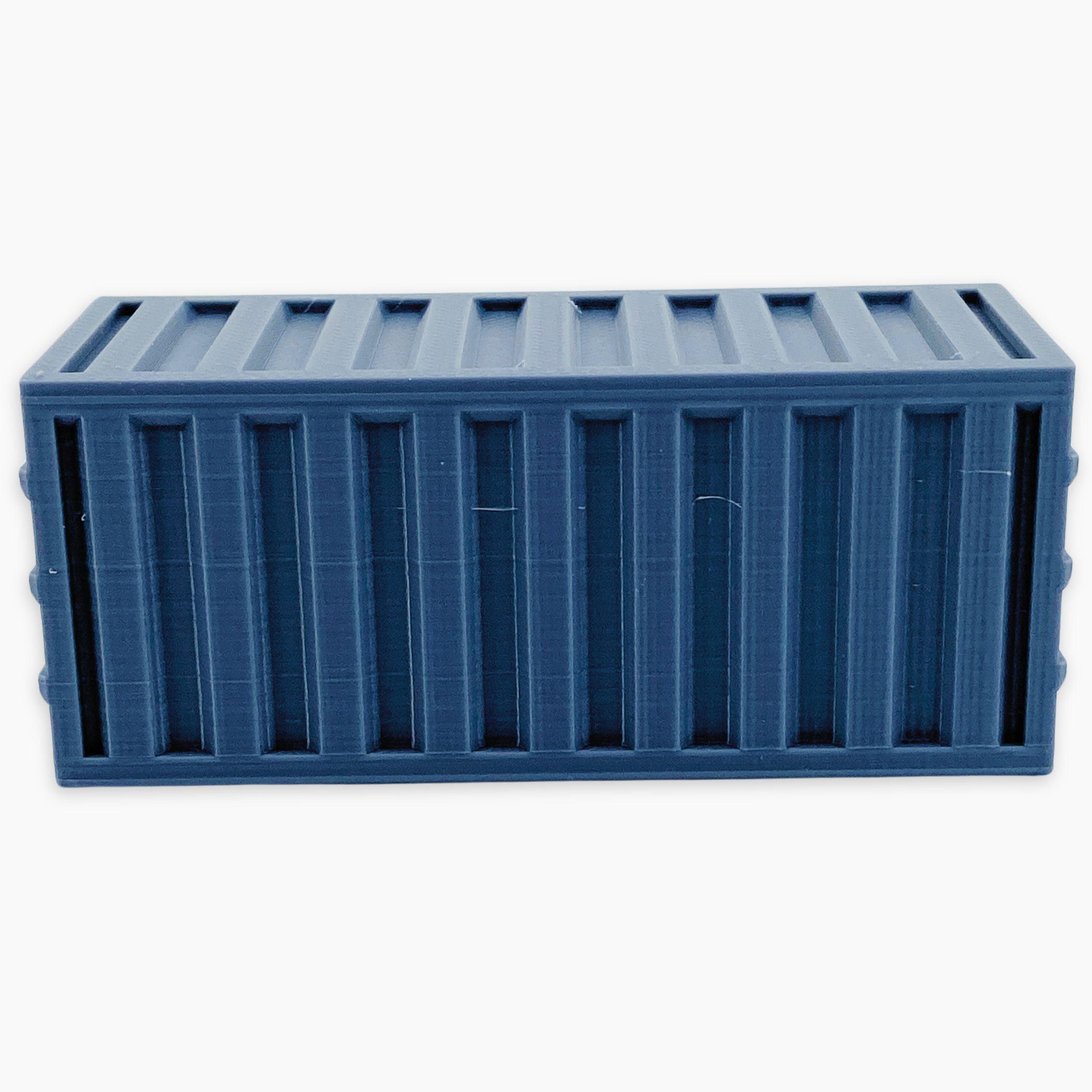20ft Cargo Container, Fully Assembled Miniature: Modern Era Industrial ...