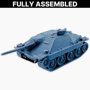 Hetzer (late), Fully Assembled Miniature: WWII German Tank Destroyer Model