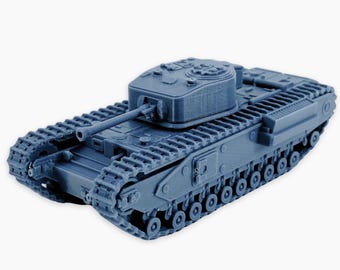 Churchill Mk III, Model Kit Miniature: WWII British Infantry Tank Model