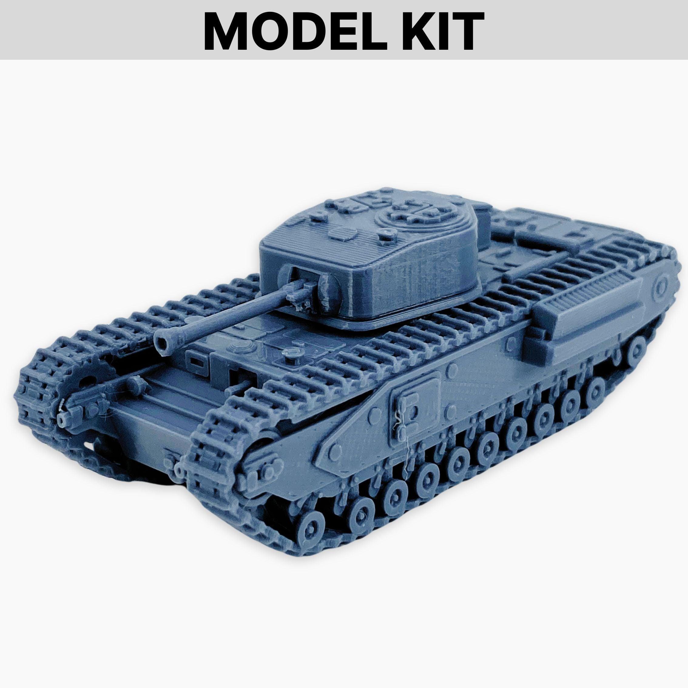 チャーチルMk III、ミニチュア模型キット：第二次世界大戦時のイギリス