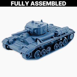 Valentine II (carburant), miniature entièrement assemblée : modèle de char d&#39;infanterie britannique de la Seconde Guerre mondiale