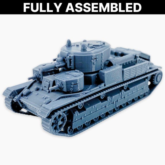 T-28 (late), Fully Assembled: WWII Soviet Multi-turret Medium Tank
